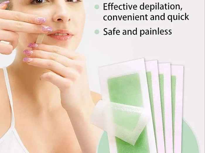 Apk 10pcs Face Wax Strips for Smooth Skin - 10 Facial Wax Strips