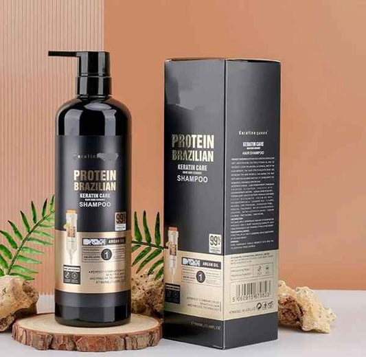 Heniways Keratin Shampoo 900ml - Brazilian Straightening Treatment for Smooth Hair
