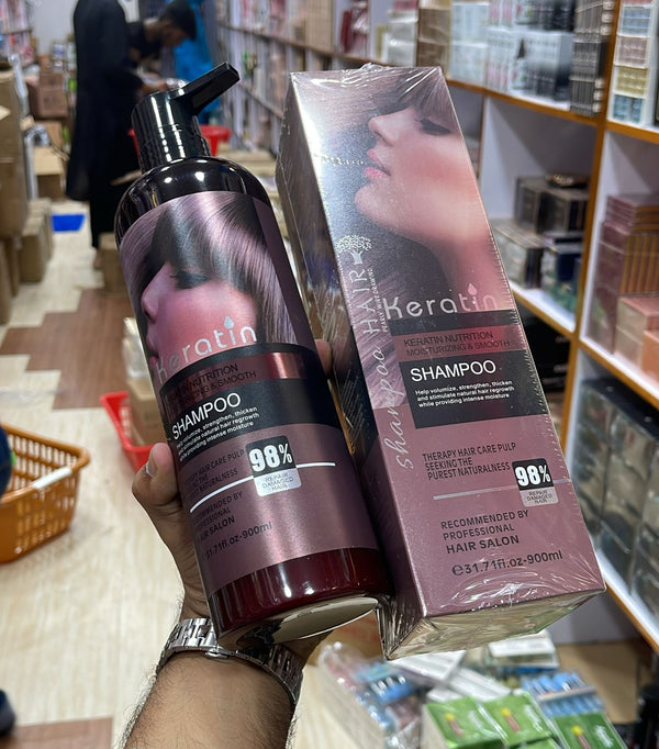 Keratin Moisturizing Shampoo 900ml - Nourish and Smooth Your Hair - MAT Beauty
