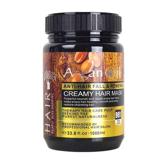 Argan Oil Hair Mask for Nourished, Soft, and Smooth Hair - 1000ml