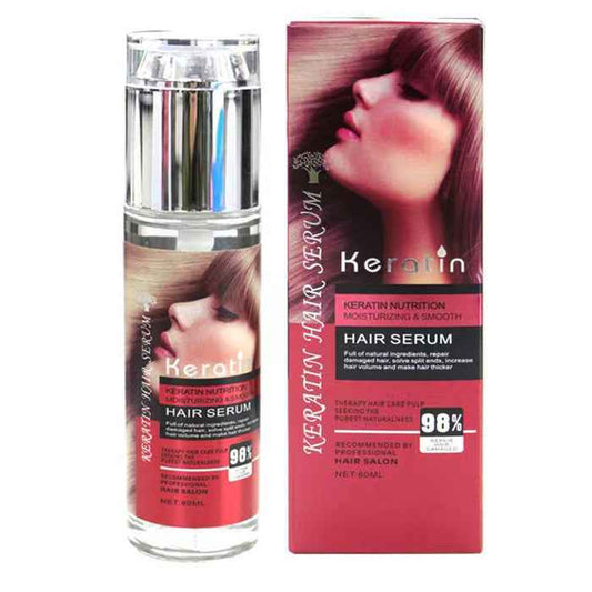 Keratin Hair Serum for Smooth and Nourished Hair - 80ml Hair Styling