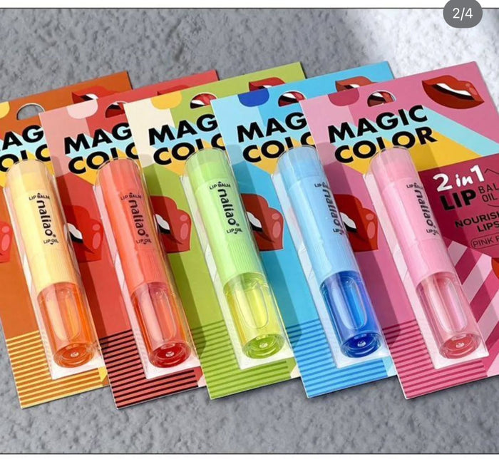 MALIAO Lip Balm and Oil - Professional 2 in 1 for Hydrated Lips - MAT Beauty