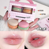 Cappuvini Honey Lip Care Set - 2 Piece Hydrating Lip Treatment - MAT Beauty