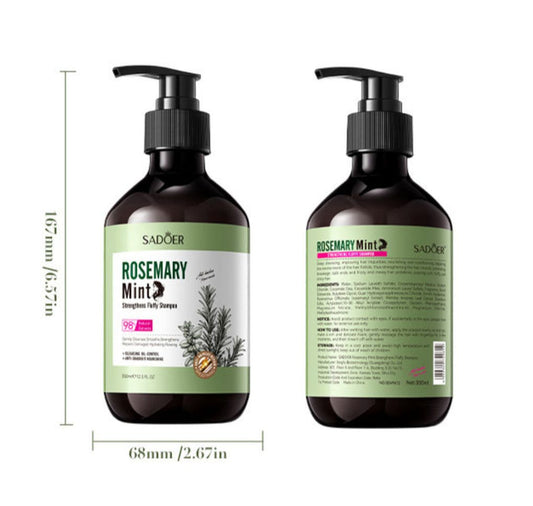 Sadoer Rosemary Mint Hair Conditioner - Strengthening, Hydrating & Smoothing Formula for Dull, Dry, Damaged Hair - MAT Beauty