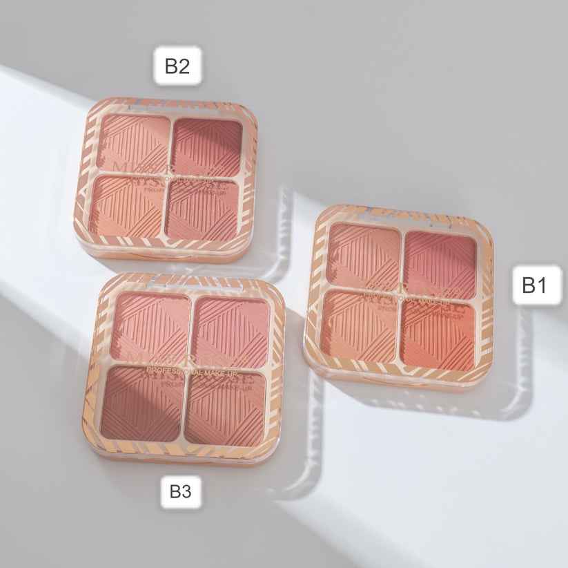 Miss Rose Velvet Blush Quad - Luxurious Color for Your Cheeks