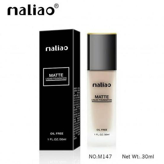 Maliao Mate Liquid Foundation Oil Free Natural Nude 30ml - Perfect Coverage - MAT Beauty