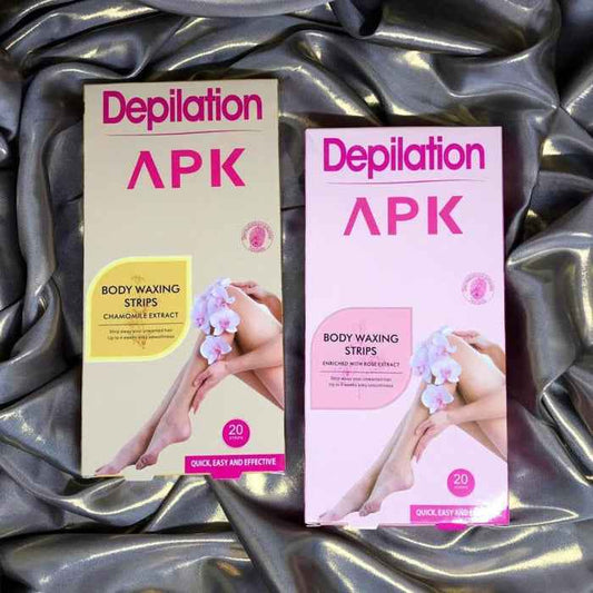 APK Depilation Quick Easy & Effective Body Waxing Strips - 10pcs