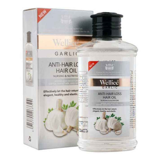 Wellice Garlic Hair Oil 150ml - Anti-Hair Loss Treatment