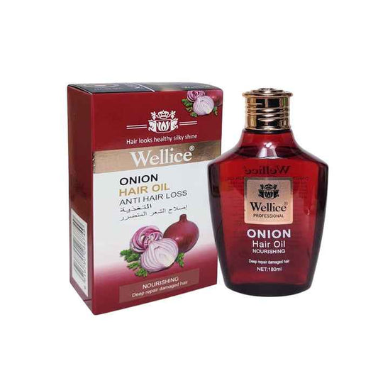 Wellice New Onion Hair Loss Oil 180ml - Effective Anti-Hair Loss Solution