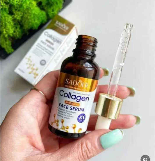 Sadoer Collagen Anti-Aging Brightening Face Serum 30ml - Sadoer Collagen Anti-Aging Serum for Youthful Skin