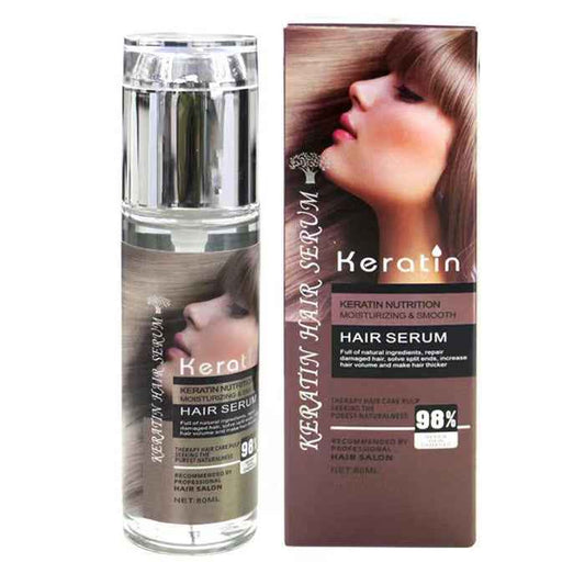 Keratin Hair Serum for Smooth and Moisturized Hair - 80ml