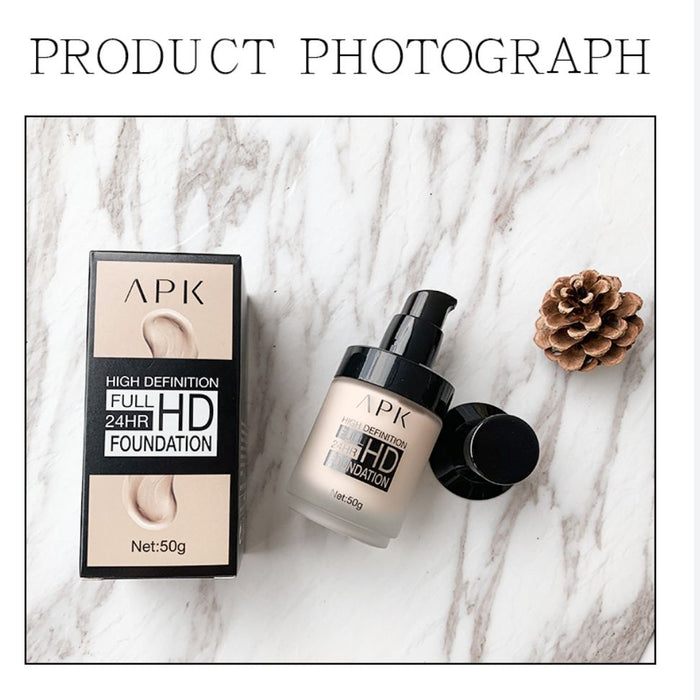 APK HD Foundation 24HR Full HD 50g for Flawless Skin - MAT Beauty