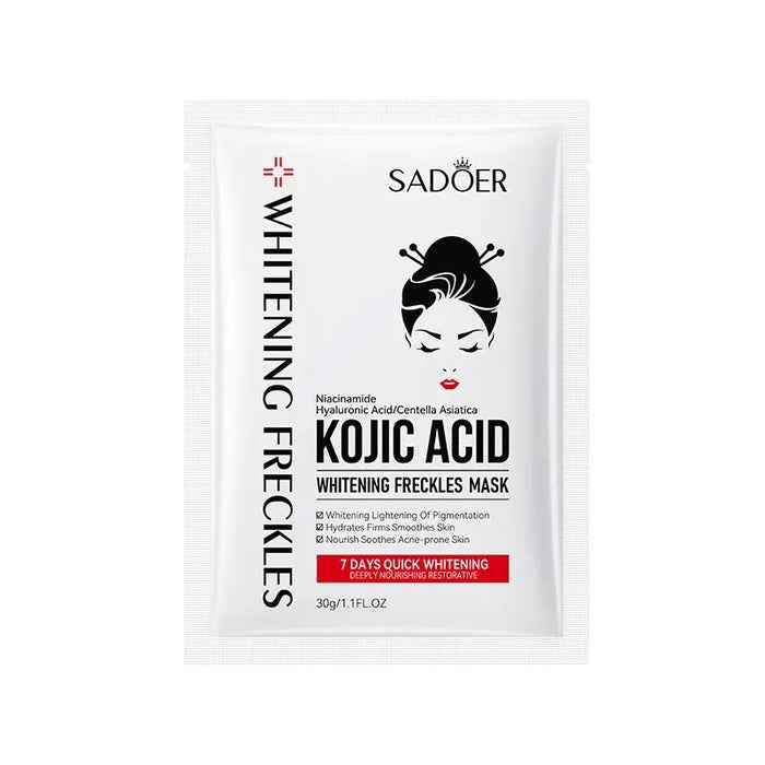 Miss Beauty Kojic Acid Whitening Moisturizer for 7 Days Skin Whitening, Mild Cleansing, and Oil Control - SADOER 4 Pcs