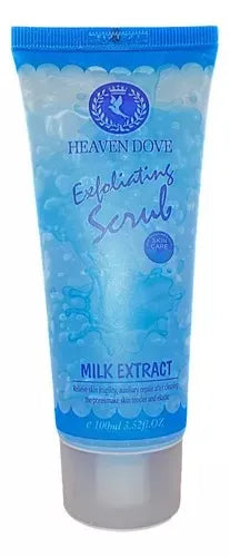 Heaven Dove Face Exfoliating Scrub with Milk Extract - Nourishing and Moisturizing 100ml - MAT Beauty