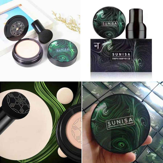 SUNISA Air Cushion Foundation 3 in 1 Waterproof CC and BB Cream