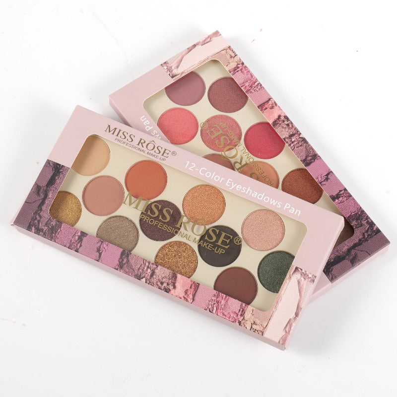 Missrose 12-Color Eye Palette - MAT Beauty