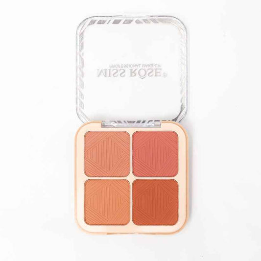 Miss Rose Velvet Blush Quad - Luxurious Color for Your Cheeks