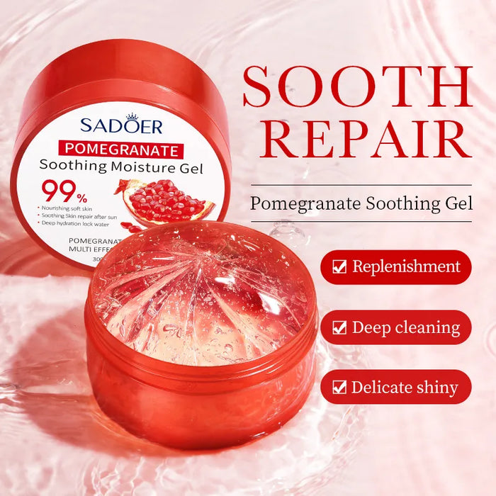 SADOER Pomegranate Moisture Gel 99% Nourishing Soft Skin & Soothing 300ml - MAT Beauty