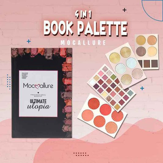 Mocallure Makeup Palette - Professional Ultimate Utopia 4 Pages Book Palette