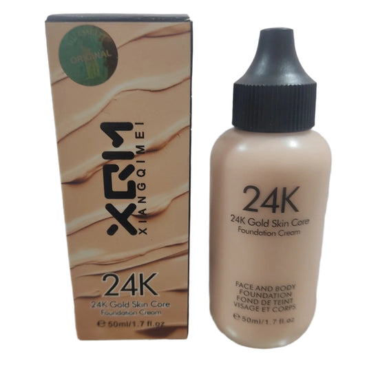 XQM 24K Gold BB Foundation Cream - Full Coverage Skin Care 50ml - MAT Beauty