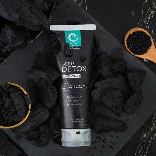 Deep Detox Charcoal Face Wash for Clear, Radiant Skin