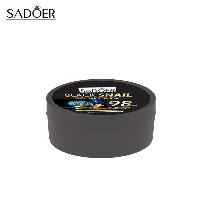 SADOER Black Snail Moisture Gel 99% Skin Clarifying & Brightening Soothing 300ml - MAT Beauty