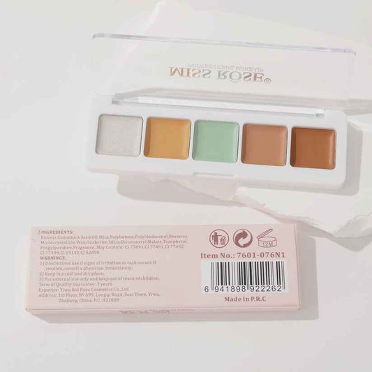 Missrose Conceal Palette 5 Color - All-Round Coverage for Flawless Skin