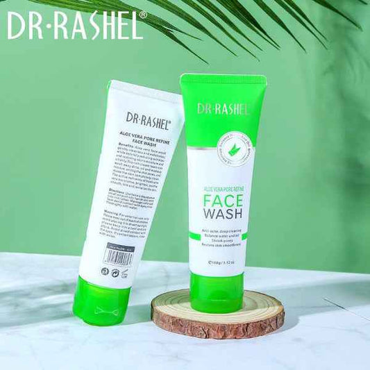 DR RASHEL Aloe Vera Pore Refine Face Wash 100g - Purify and Refresh Your Skin