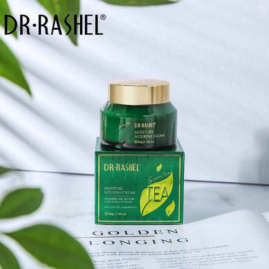 DR RASHEL Green Tea Face Cream for Moisture and Nourishment - 50g