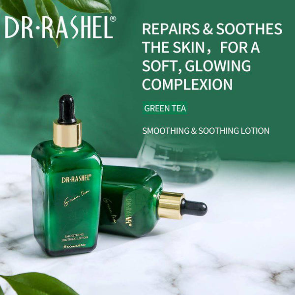 DR RASHEL Green Tea Facial Lotion for Sensitive Skin - Soothing and Smoothing Formula - MAT Beauty