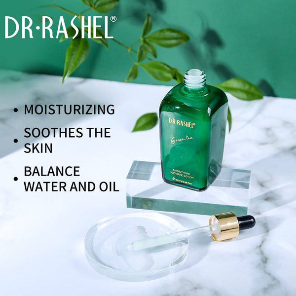 DR RASHEL Green Tea Facial Lotion for Sensitive Skin - Soothing and Smoothing Formula - MAT Beauty
