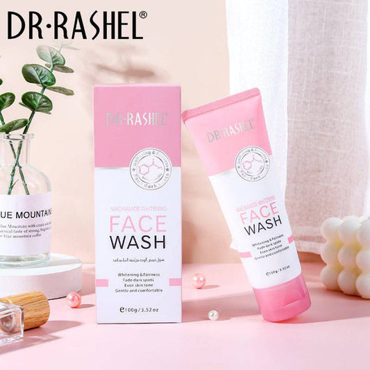 DR RASHEL Niacinamide Face Wash for Whitening and Fade Dark Spots 100g - MAT Beauty