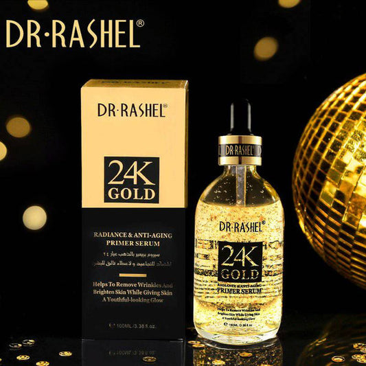 Dr Rashel 24K Gold Serum - Radiance & Anti-Aging Primer Serum 100ml - MAT Beauty