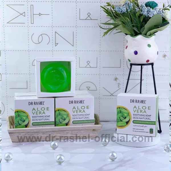 Dr Rashel Aloe Vera Soap - Soothing Natural Skin Cleanser 100g