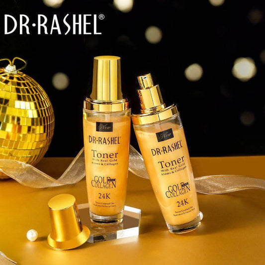 Dr Rashel 24K Gold Collagen Toner with Real Gold Atoms for Radiant Facial Skin - MAT Beauty