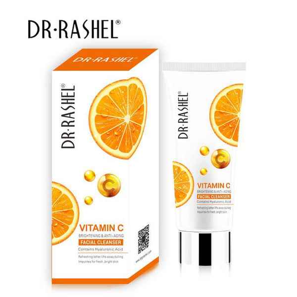 Dr Rashel Vitamin C Brightening Facial Cleanser with Hyaluronic Acid 80ml - Radiant Skin Solution