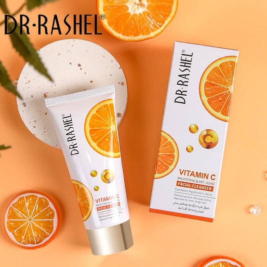 Dr Rashel Vitamin C Brightening Facial Cleanser with Hyaluronic Acid 80ml - Radiant Skin Solution - MAT Beauty