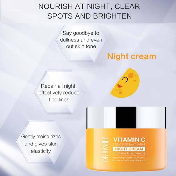 Dr Rashel Vitamin C Cream Set - Pack of 2 Day & Night Cream - MAT Beauty