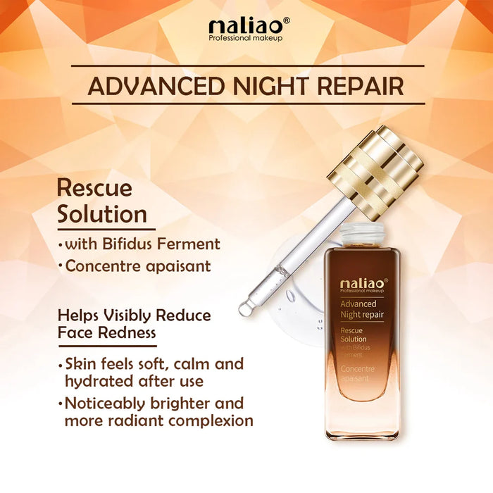 Maliao Night Repair Serum - Advanced Night Repair Rescue Solution 25ml - MAT Beauty