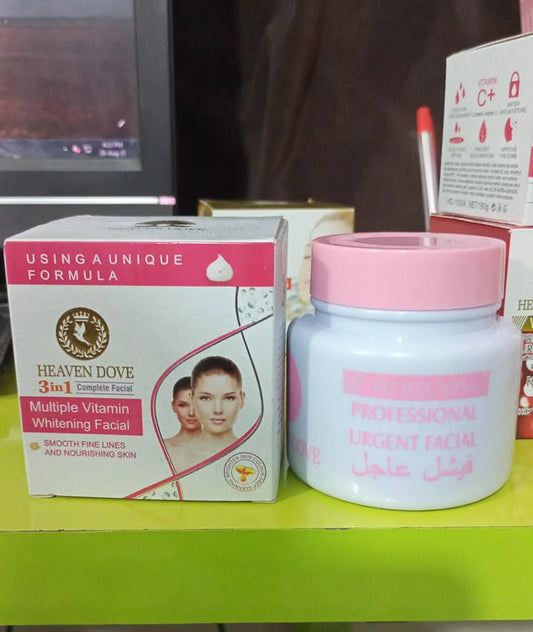 Heaven Dove Glowing Facial Cream 3 in 1 Multi Vitamin 300ml - MAT Beauty
