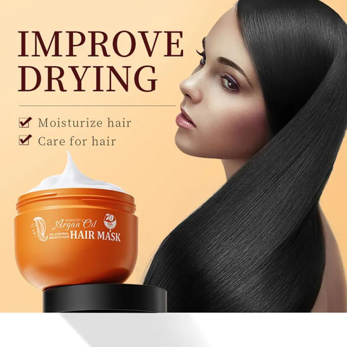SADOER Argan Oil Hair Mask - Anti Hair Loss, Oil Control, Conditioning, Moisturizing - 250g SD94969 - MAT Beauty