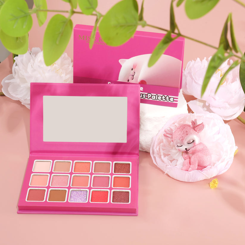 Miss Rose 15 Color Palette Collection - Versatile Miss Rose Eyeshadow Palette for Stunning Looks - MAT Beauty