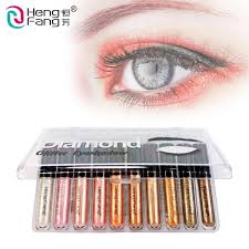 10pcs Heng Fang Diamond Glitter Eyeshadow Kit for Stunning Eye Looks - MAT Beauty