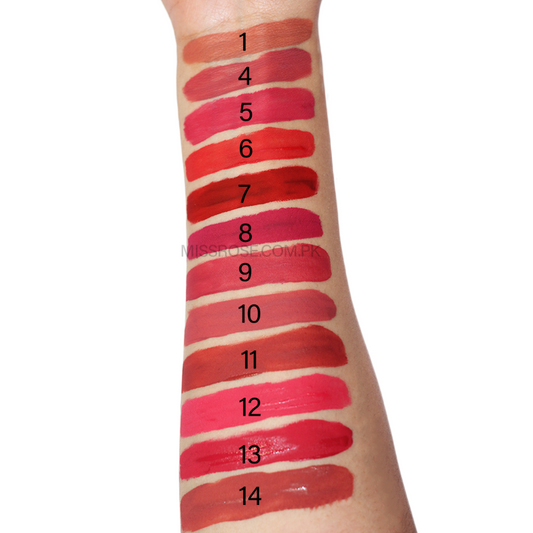 Miss Rose Velvet Matte Lip Gloss - Long-lasting Colorful Finish for Perfect Lips