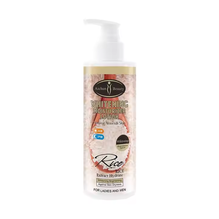 Aichun Beauty Natural Vegan Rice Lotion - Moisturizing Cream for Skin Whitening and Radiance - MAT Beauty