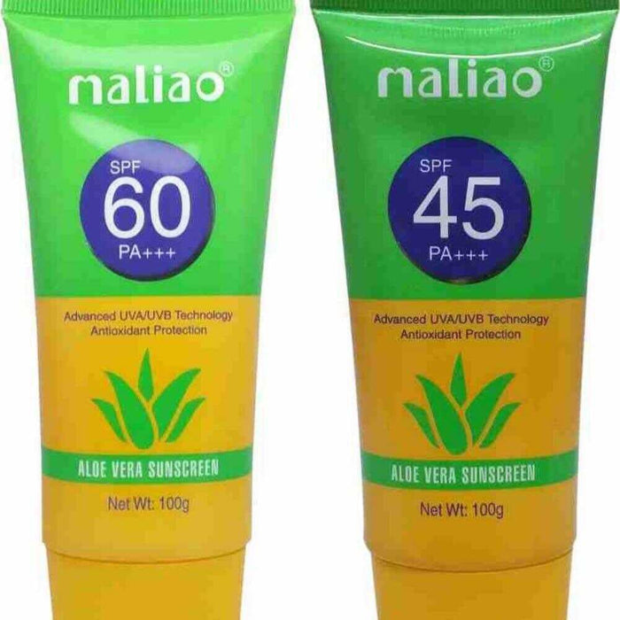Maliao Aloe Vera Sunscreen SPF 60 PA+++ Broad Spectrum Sunblock for Ultimate Protection - MAT Beauty
