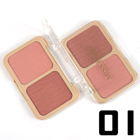 Miss Rose Sunset 2 Color Blush - Perfect Your Glow with Miss Rose Sunset Blush - MAT Beauty