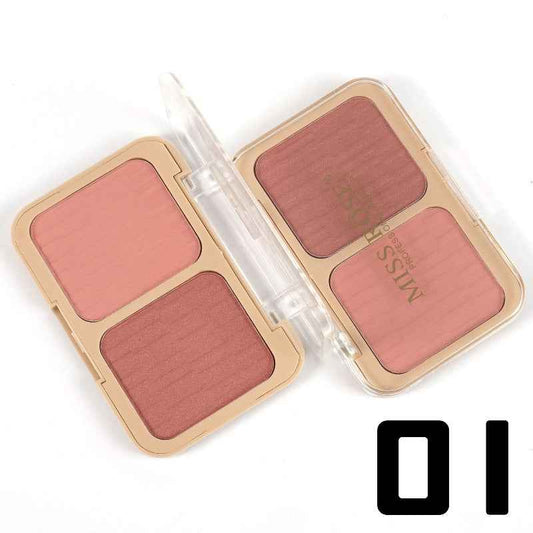 Miss Rose Sunset 2 Color Blush - Perfect Your Glow with Miss Rose Sunset Blush
