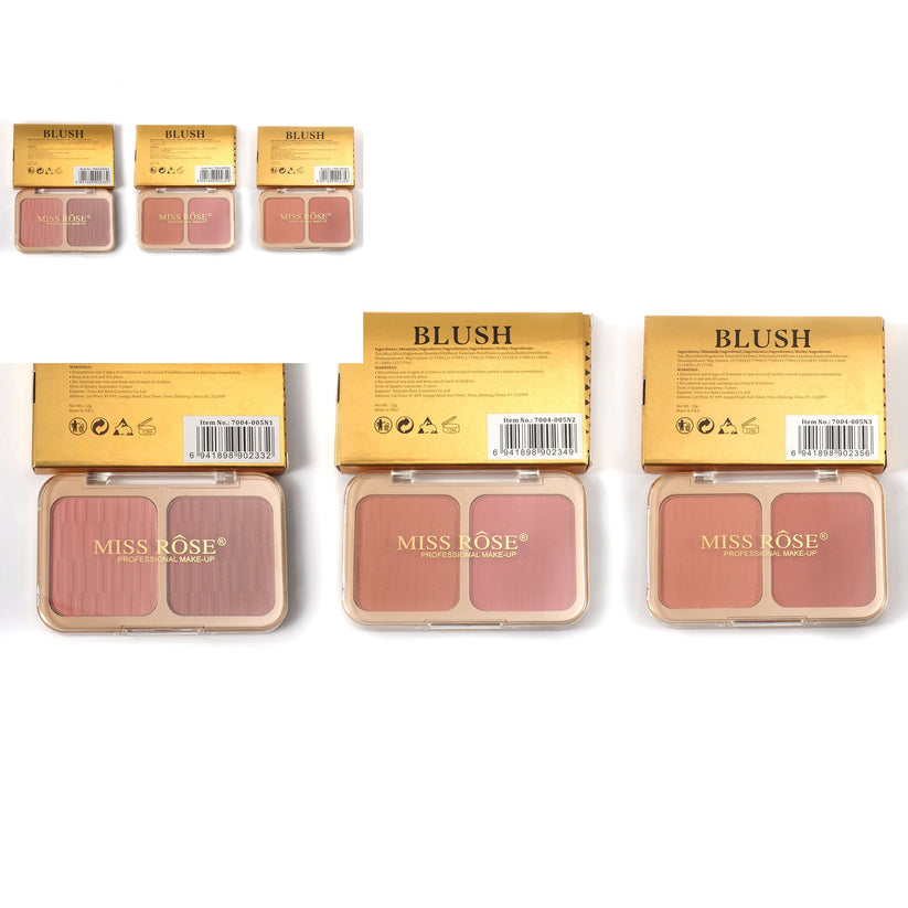 Miss Rose Sunset 2 Color Blush - Perfect Your Glow with Miss Rose Sunset Blush - MAT Beauty