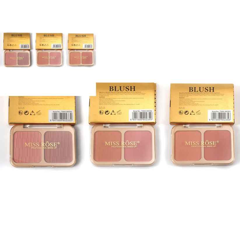 Miss Rose Sunset 2 Color Blush - Perfect Your Glow with Miss Rose Sunset Blush